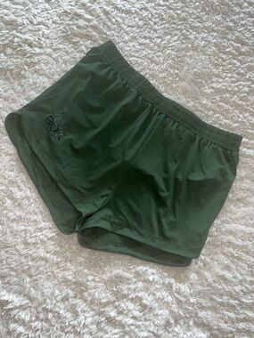 Box Forest Green Athletic Shorts w/Built in Jock